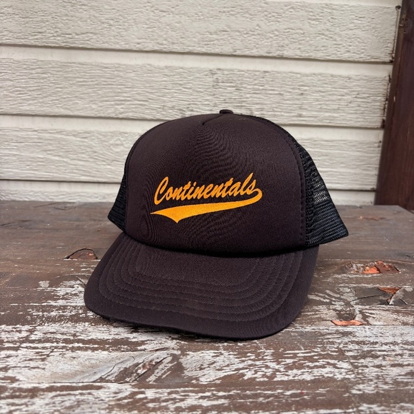 vintage CONTINENTLS racing tires trucker hat mesh snapback - Picture 1 of 5